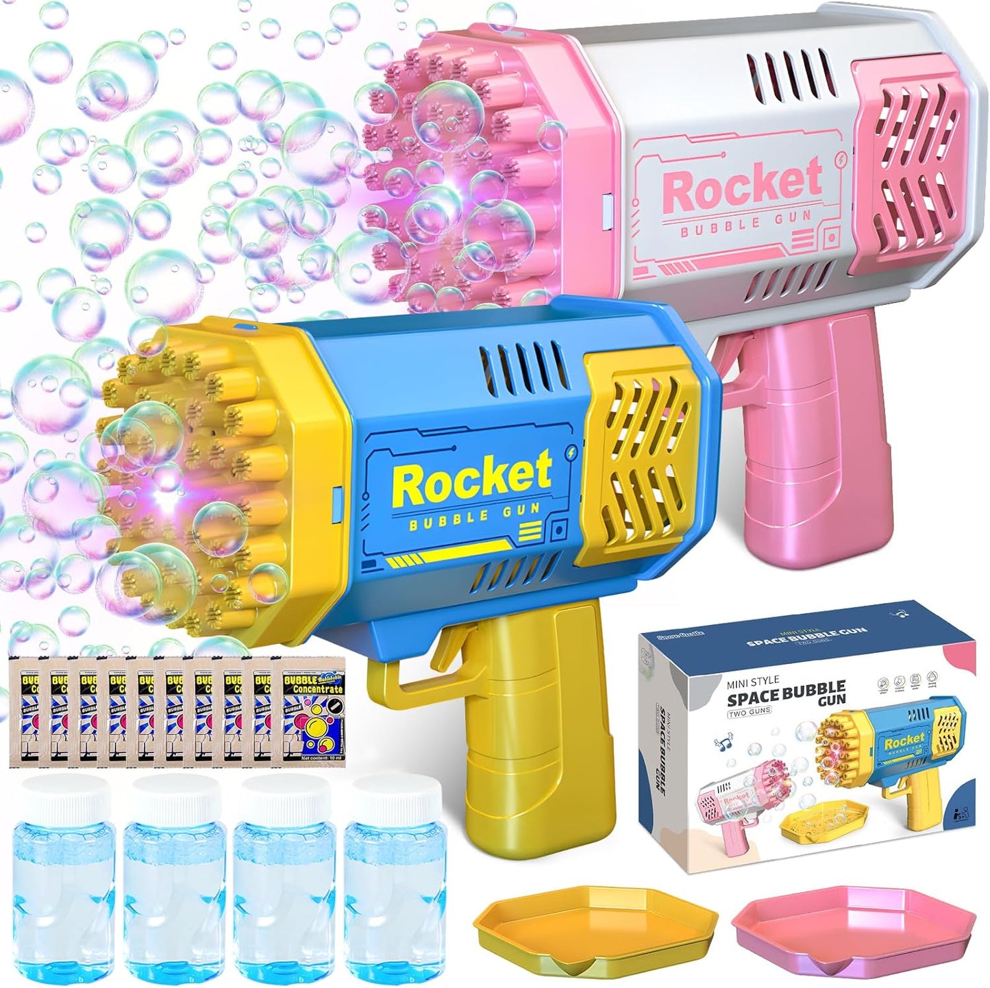 BubbleBlaster – Pistol de Baloane cu Lumini LED