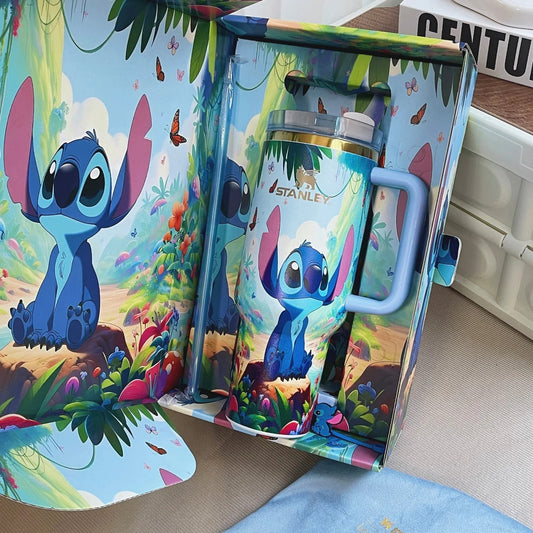 Termos Stitch 1,2L din Inox - Include Pai și Cutie Cadou